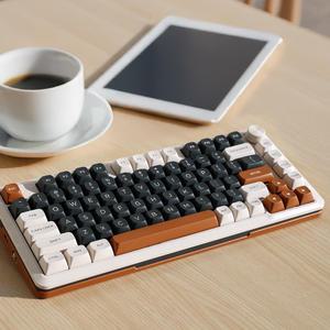 앱코 AK81BT PBT 특주축 핫스왑 RGB 가스켓 루왁 커피 키보드