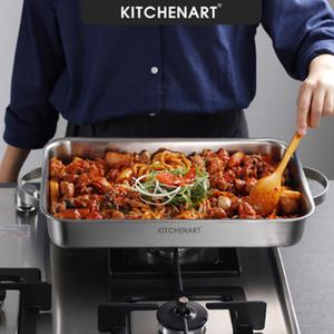 [spo] 스덴 통3중 닭볶음 떡복이 그릴팬 가정요 철판 사각 닭갈비 팬