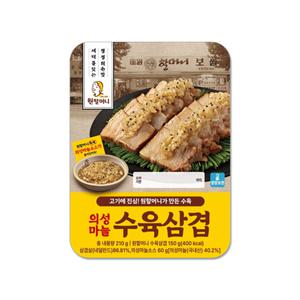 [기타]원할머니 의성마늘 삼겹수육 즉석간편식 210g x 8개