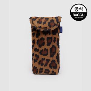 BAGGU 바쿠 퍼피 안경집 선글라스 파우치 레오파드