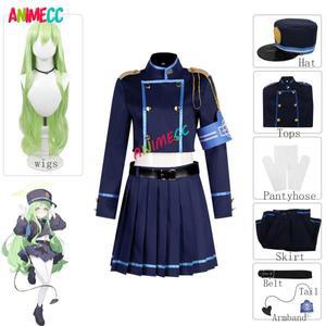 ANIMECC 재고 S-3XL 블루 아카이브 타치바나 히카리 노조미 코스프레 가발, 애니메이션 프로젝트 MX 교복,