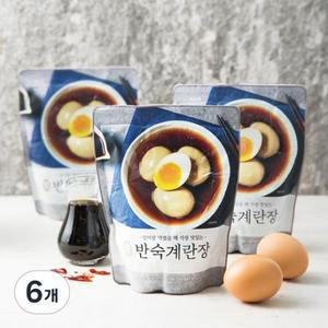 풍요한아침 반숙계란장, 400g, 6개 one option