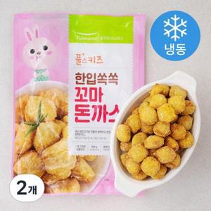 풀무원 풀스키즈 한입쏙쏙 꼬마돈까스 (냉동) 500g, 2개 one option