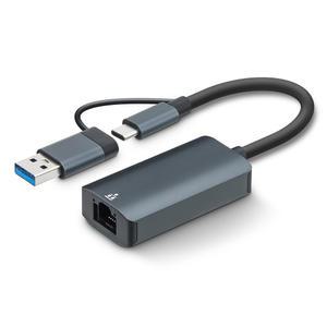 7NC 노트북 유선 USB 랜카드 기가비트 1000Mbps A타입 C타입 랜포트 NCH-704