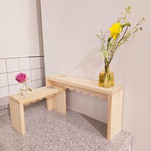웨이브선반(세트) 우드버닝 목공 DIY 체험 싱크대선반 책장안선반 에셀나무