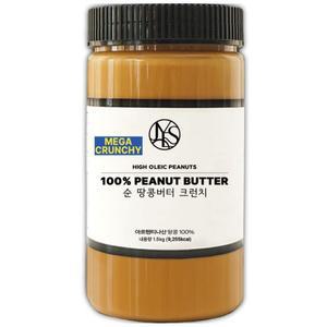 순 땅콩버터 크런치 1.5kg 무첨가 100% 무가당 견과류 피넛버터 대용량 잼