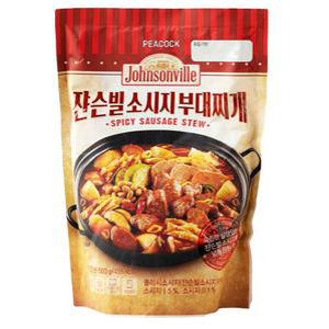 부대찌개 찌개 peacock 이마트 쟌슨빌 500g 소시지
