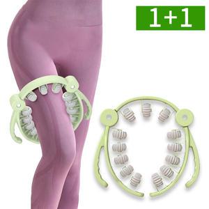 [1개+1개] 종아리 다리 마사지기 13구 롤러 안마기 전신 허벅지 복부 지압 목 마사지볼 맛사지기