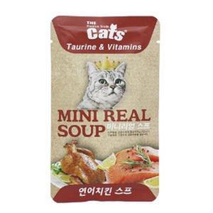 수분섭취 주식대용 연어함유 고양이닭죽 20개 아기습식사료 인도어습식 습식