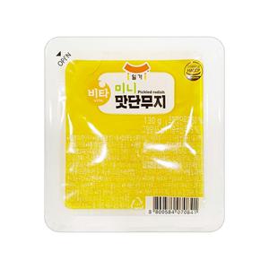 [기타]일가집 비타 미니맛단무지 간편반찬 130g x 4개
