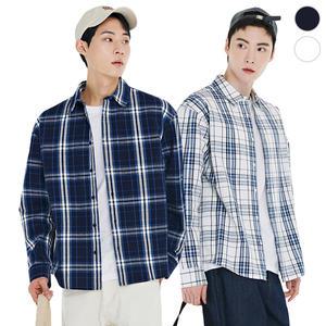 (체이스컬트) BIG체크 캐주얼 SHIRT/2Color