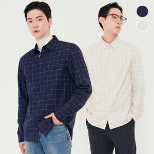 (체이스컬트) MORDERN 윈도우 체크 SHIRT/2Color