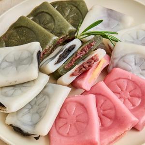 더바른떡 2팩 구성 앙꼬절편 떡 4종 중 택 1 (흰팥,쑥팥,고구마,흑임자)