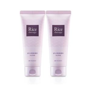 온더바디 라이스테라피 폼클렌징 쌀겨스크럽 150g 2개