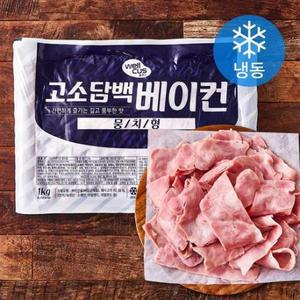 웰쿠스 고소담백 베이컨 뭉치형 (냉동), 1kg, 1개 one option