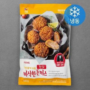 목우촌 두번 튀겨 더욱 바삭한 한입돈까스 (냉동), 500g, 1개 one option