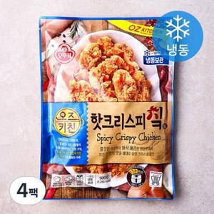 오뚜기 오즈키친 핫크리스피 치킨 (냉동), 500g, 4개 one option
