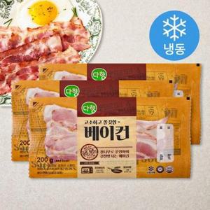 다향오리 고소하고 쫄깃한 베이컨 (냉동), 200g, 3개 one option
