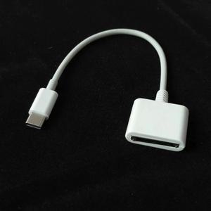 rgbtohdmi 애플 30 핀 암에서 USB 3.1 C타입 동기화 데이터 충전 어댑터 케이블 익스텐션