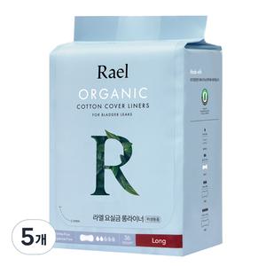라엘 남녀공용 돌봄 방수 요실금 라이너 롱라이너 36개입 5개