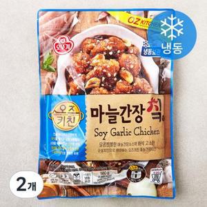 오뚜기 오즈키친 마늘간장치킨 (냉동), 580g, 2개 one option