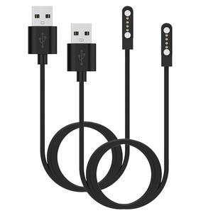 PLAUD 노트 충전 케이블용 루엔테크 2팩 충전기 AI 레코더용 2FT 4핀 마그네틱 USB 케이블 교체