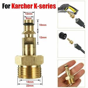 Karcher K-Series 연결 어댑터용 M22 수 고압 세척기, 황동 정원 호스 파이프, 퀵 커넥터 변환 도구