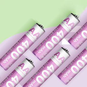 PCM035 리튬이온 배터리 USB C타입 충전식 건전기 1.5V 400mAh AAA4개+케이블