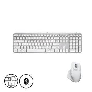 장패드+사은품증정 로지텍 한글각인 무선키보드+마우스 MX Keys S + MX MASTER 3S 페일그레이