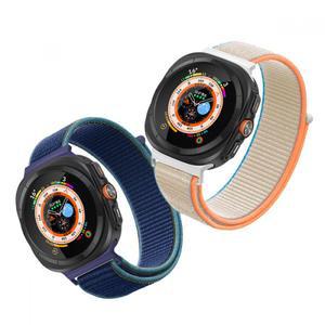 bob 갤럭시워치7 울트라 전용 투톤 우븐 나일론 찍찍이 시계줄 밴드 스트랩 Galaxy Watch7 Ultra