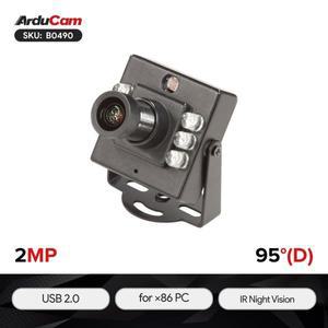 Arducam 금속 케이스 포함 USB 카메라, 주간 및 IR 야간 투시경, 2MP IMX462