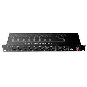 조명기구 전문 무대 조명 DMX512 Splitter 신호 증폭기 8 방향 DMX 분배기 장비용