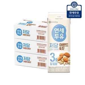 연세 저당 아몬드&잣 두유 190mlx72입