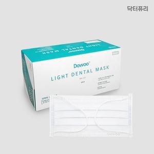 Dowoo 도우 라이트 덴탈 마스크 50매 흰색