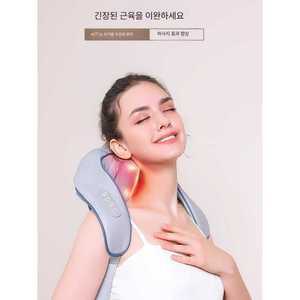 코람 어깨 척추 마사지기 승모근 온열 안마기