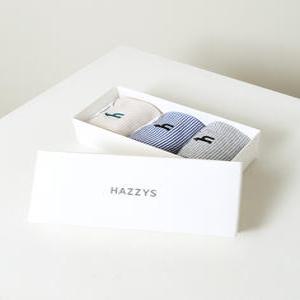 헤지스 남성 25SS [선물추천] [3 PACK] 잔스트라이프 중목 HZSS5E804MU