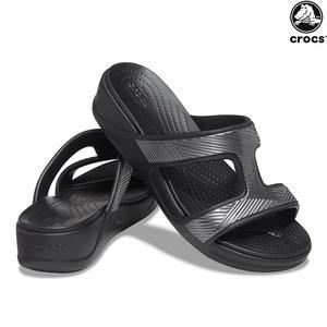 몬테레이 메탈릭 슬립온 웨지 우먼 여성 슬리퍼 샌들 207144-001 블랙