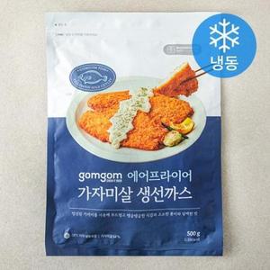 곰곰 에어프라이어 가자미살 생선까스 (냉동), 500g, 1개 one option