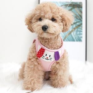 강아지 귀여운 하네스 핑크 XL 1P 산책 가슴줄 외출 (WFH2RQA)