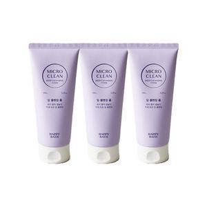 해피바스 마이크로미셀라 클린 딥 클렌징 폼 150g x 3개