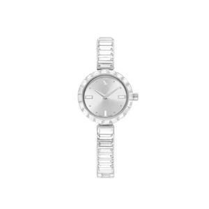 [정품] 여자 스와로브스키 매트릭스 뱅글 워치 실버 스테인리스 스틸 Swarovski Matrix Bangle Watch Silve