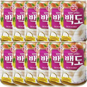 오뚜기에스에프 오뚜기 백도 400g 12개