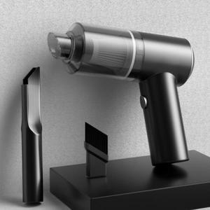미니 무선 차량용 진공 청소기 휴대용 고흡입력 습식 및 USB 충전 가정용