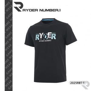 라이더 RYDER 2025RBT-1 기획티 남성/여성 반팔티셔츠 배드민턴 복 탁구 스쿼시 스포츠의류 2025RBT-1