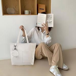 20대 30대 베이직 에코백 대학생 심플 숄더백 2color