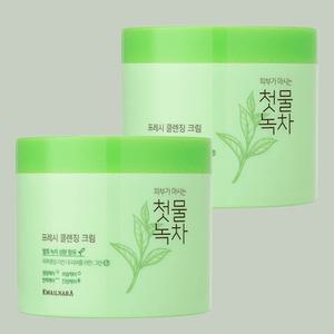 과일나라 첫물녹차 프레시 클렌징 크림 300ml 2개