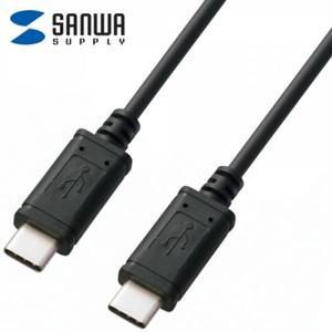 [JHQS8PT7_52BH]산와서플라이 KU-CC10 USB C타입 3A 60W