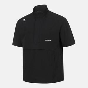 반팔티 UQC SP223TAN41-BLK 경량 스탠드넥 반팔 아노락 / BLK
