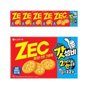 [소비기한 임박] 롯데웰푸드 제크오리지널, 300g, 6개