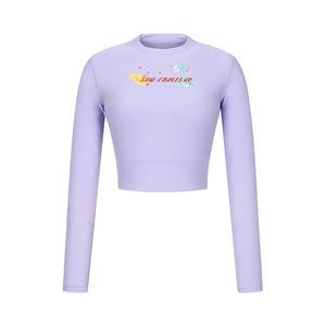 [디스커버리]래쉬가드 EQF DWSW91043-LVD 여성 핫썸머 크롭 래쉬가드